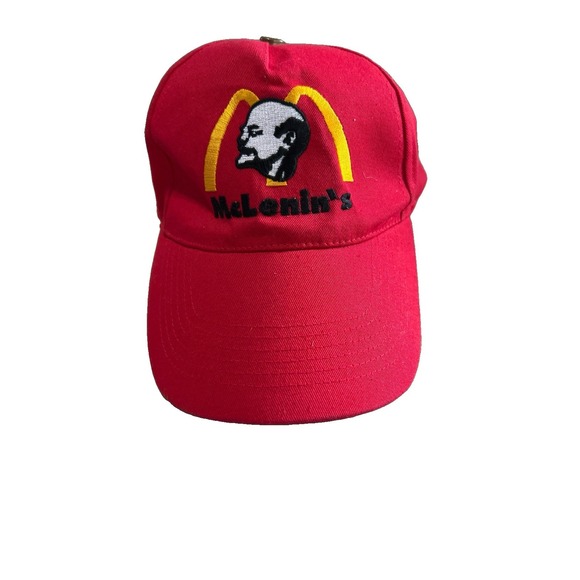 Other - McLenin's Parody Vladimir Lenin McDonald's Red Baseball Cap Hat Vintage Novelty